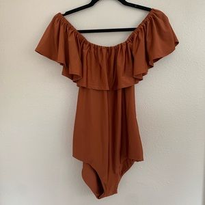 Samantha Pleet Primrose Swimsuit in Earth